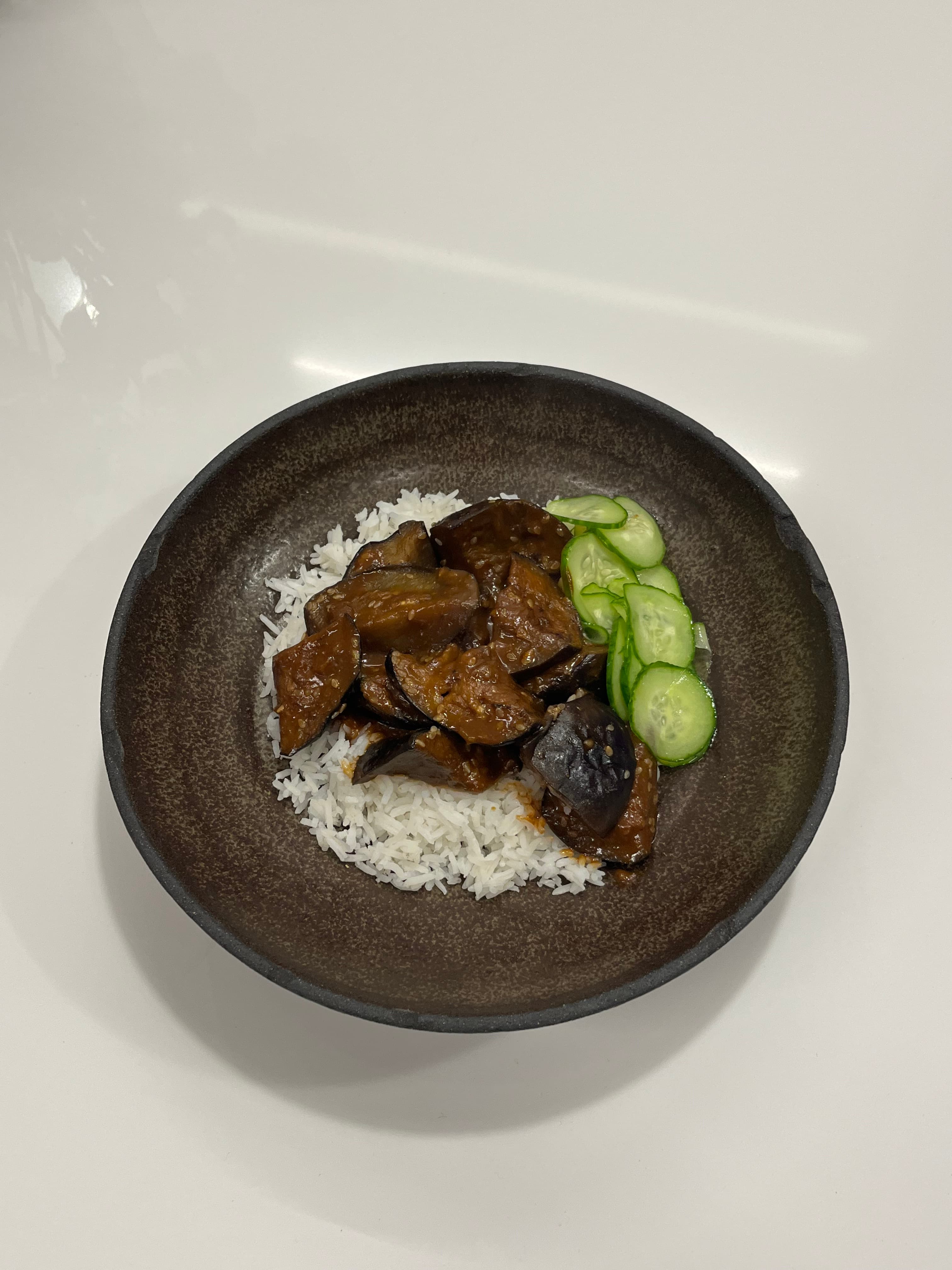 Miso Eggplant Rice
