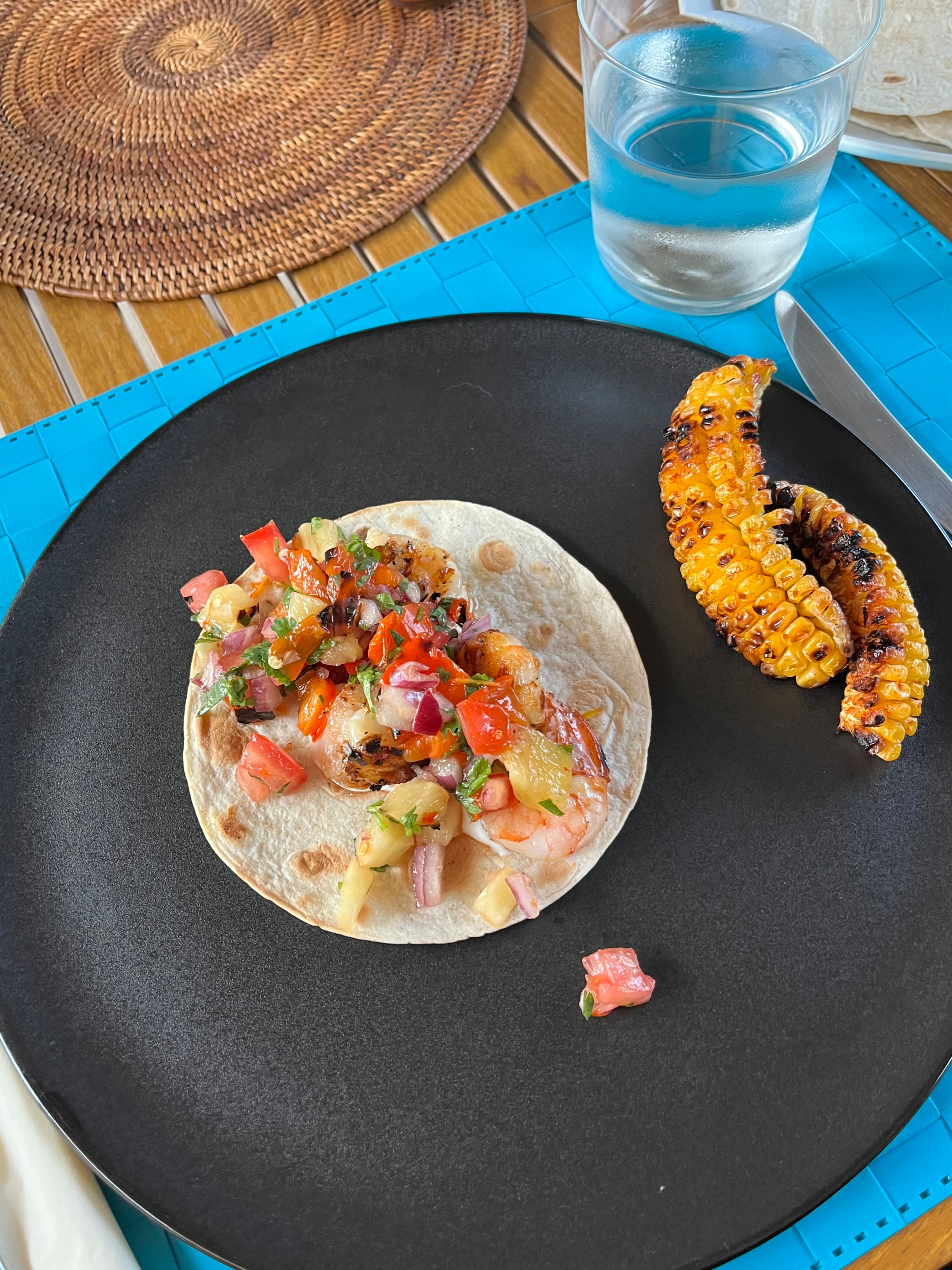 Shrimp Tacos with Pineapple Salsa