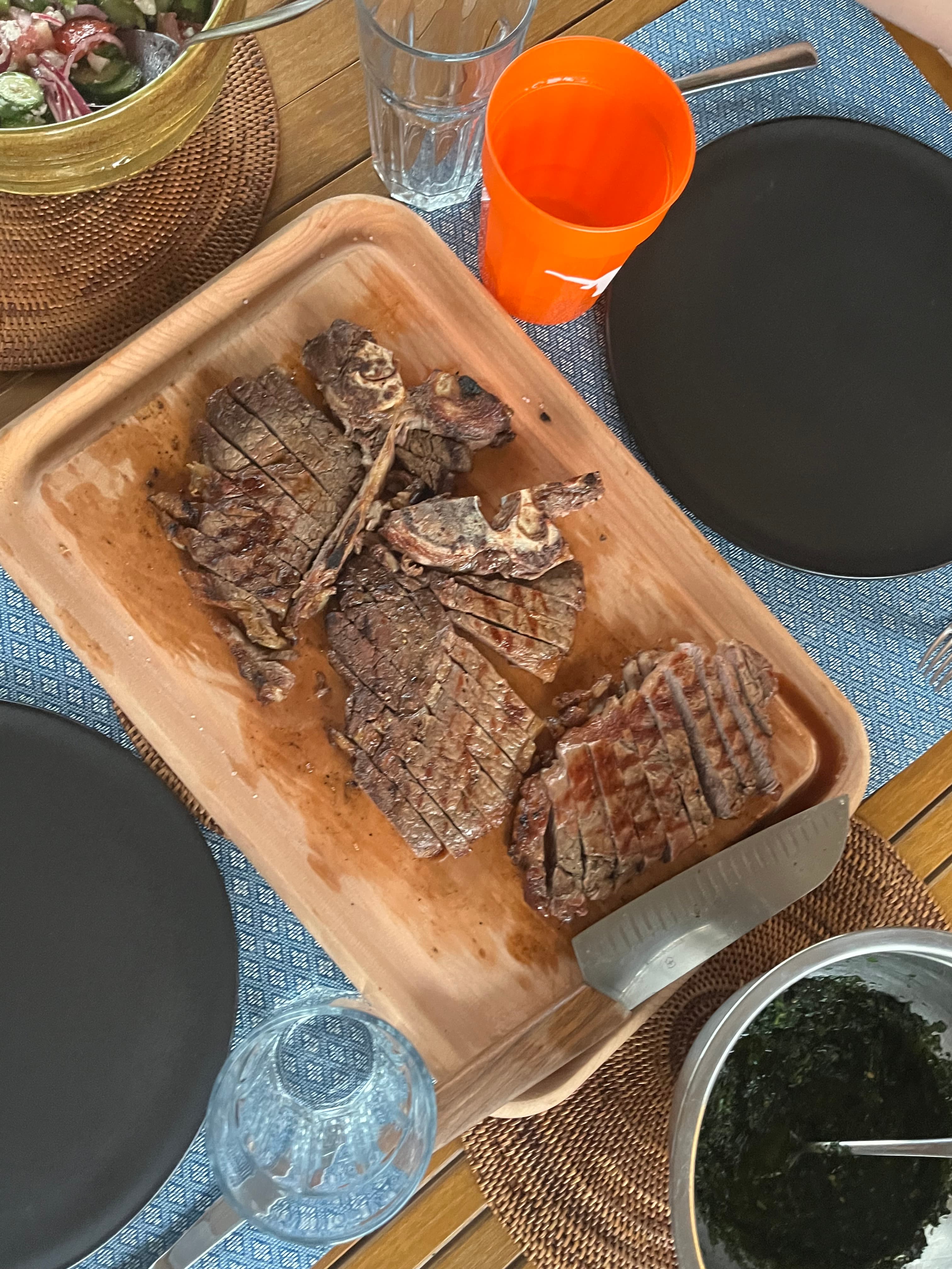 Brazilian Sirloin Steak and French T-Bone